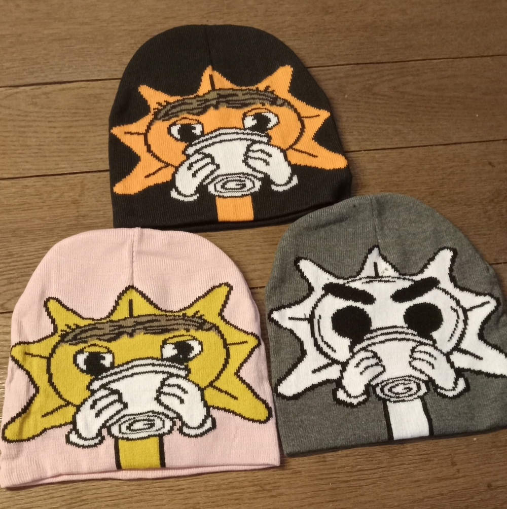3 NEW Glo Gang Hats